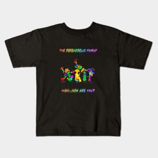 The Psychedelic Family, Magic Mushrooms Kids T-Shirt